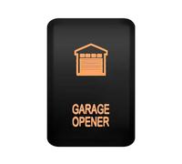 Botonera Elevalunas 1 interruptor pulsador naranja con conector de Apto para Toyota Hiace, Camry, Corolla Apto para Toyota Kluger/Highlander. Interruptor Basculante (Garage Opener)