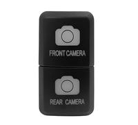 Botonera Elevalunas Barra de luz verde/azul con interruptor de doble pulsador de 12 V y cable compatible con Toyota Bus, 4Runner, Hilux, RAV4 y Prado. Interruptor Basculante (Front rear camera)