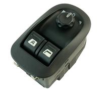 Botonera elevalunas compatible para Peugeot 206, 306, Expert, Citroen Jumpy, Fiat Scudo (1993-2010) delantero izquierdo o derecho (conductor o pasajero) 6554WA