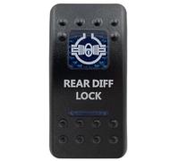 Botonera Elevalunas Interruptor basculante azul de 5 y 7 pines, encendido y apagado, para coche, barco, estilo ARB, luces interiores, piezas de caravana Interruptor Basculante (Anchor-(ON) OFF (ON))