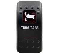 Botonera Elevalunas Interruptor basculante rojo SPST 5P ON/OFF y DPDT 7P ON/OFF ON. Apto para coche, barco, IP66. NARVA Carling, estilo ARB. Repuestos para automóviles. Interruptor Maletero (Trim Tab