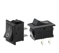 Botonera Elevalunas Interruptor basculante SPST de 2 pines, para coche, camión, barco, 10 x 15 mm, 15 x 21 mm, 5/20/100 unidades Interruptor Basculante (KCD1 15X20mm,20PCS)