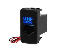 Botonera Elevalunas Interruptor de botón doble de 12 V con verde/azul Apto paraToyota 4Runner, FJ Cruiser, Land Cruiser, Hilux, RAV4, Prado 100/120. Interruptor Basculante (38)