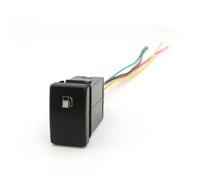 Botonera Elevalunas Interruptor de luz para coche, botón de encendido y apagado con cable, compatible con Mazda 3 Apto para Mazda 6. Interruptor Maletero (Fuel tank)