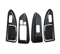 Botonera Elevalunas Marco Ajuste Cubierta Panel Botón Interruptor Ventana Interior Coche Negro Para Toyota Para Land Cruiser Para Prado 120 2003-2009 Botón