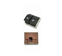 Botonera Elevalunas Para Seat Para Ibiza Para Cordoba 2002-2009 6Q0959858 Elevador De Cristal Coche Interruptor Eléctrico Botón Puerta Ventana Accesorios(Brown bottom)