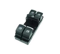 Botonera Pulsador Elevalunas Para Skoda Para Fabia Para Roomster Para Superb 2006 2007 2008 2009 2010 2011 2012 2013 2014 2015 Botón Controlador Ventana(Chrome)