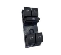 Botonera Ventana Compatible Con Skoda Para SUPERB 3T4 2008 2009 2010 2011 2012 2013 2014 2015 Botón Del Interruptor De La Ventana Eléctrica Del Conductor 1Z0959858B 1ZD959856