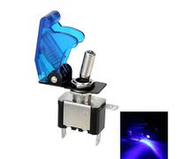 Botonera Ventana Interruptor Basculante Palanca SPST 12V, Luz Para Encendido, Impulso, Barco Marino, Coche Carreras, Interruptor Luz, Palanca, Accesorios Para Remolque Y Camión(Blue)