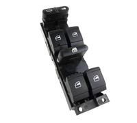 Botonera Ventana para Golf para Jetta para Passat para Seat para Leon 1J4959857A Interruptor Control Elevalunas Eléctrico Maestro Botón Regulador Interruptor Ventana Eléctrica