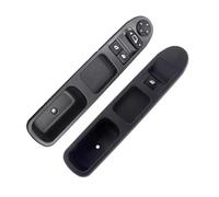 Botonera Ventana Para Peugeot 207 2007-2015 6554QC 6490HQ Botón Interruptor De Ventana Coche 2 Piezas Lado Conductor Pasajero Control Potencia Eléctrica(Negro)