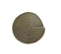 Botones 10 botones de metal retro en espiral de 18/23/25 mm cosidos a mano, botones casuales for cortavientos, botones antiguos en forma de plata y bronce Botones De Presion(Antique Brass,18MM)