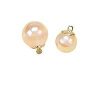 Botones, 10 piezas, botón pequeño decorativo de perlas de imitación for cheongsam, vestido de novia, camisas, proyectos de manualidades(Light pink,10mm)