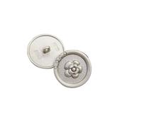 Botones 10 Uds. Botones De Metal Vintage Abrigo Pequeños Aromáticos Cara Estampada Suéter Decorativos(Color8)