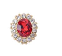 Botones 10 Uds. De diamantes de imitación ovalados elegantes, botón decorativo con borde, hebilla de diamante, manualidades DIY, ropa, vestido de novia, accesorios for el cabello(Color 5)