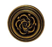 Botones 5 botones clásicos de metal redondos brillantes for coser ropa, chaquetas, abrigos, manualidades, accesorios regalo, decoración, 18 mm(N)