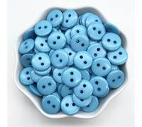 Botones 50pcs 11.5mm Colours Double Eye Bread Button Round Resin Sewing Buttons Diy Scrapbooking Multicolour(17)