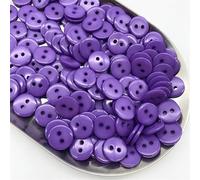 Botones 50pcs 11.5mm Colours Double Eye Bread Button Round Resin Sewing Buttons Diy Scrapbooking Multicolour(08)