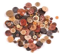 Botones 50pcs Mixed Flatback Dyed Plastic Sewing Buttons For Kids Scrapbooking DIY Craft Handicrafts Ornament(2)
