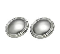 Botones a presión de metal de 15 mm a 22,5 mm con borde fino (color 3, 20 mm, 5 unidades)