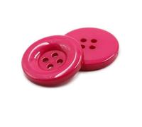 Botones Botones de abrigo de metal, 100 piezas Botones redondos de resina, 4 agujeros, botón de costura for ropa, cárdigans, abrigos, proyectos de manualidades(Rose Red,21.5 mm)