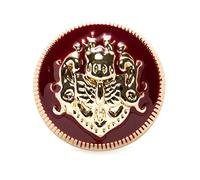 Botones, botones metálicos, 10 piezas for coser álbumes de recortes, chaquetas, suéteres, manualidades, ropa hecha a mano, oro rojo, 23mm(Red Gold,20mm)