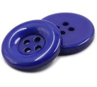 Botones, botones metálicos, 100 botones redondos de resina, 4 agujeros, for ropa, cárdigans, abrigos, proyectos manualidades(Dark blue,15 mm)