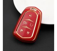 Botones Carcasa Compatible Con Cadillac Para ATS CT6 Para CTS DTS XT5 Para Escalade ESV SRX STS XTS ELR 2014 2015 2016 2017 2018 1 Uds Protector De Carcasa De Funda Para Llave De Coche