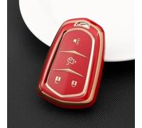 Botones Carcasa Compatible Con Cadillac Para ATS CT6 Para CTS DTS XT5 Para Escalade ESV SRX STS XTS ELR 2014 2015 2016 2017 2018 1 Uds Protector De Carcasa De Funda Para Llave De Coche