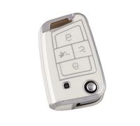 Botones Carcasa Compatible Con VW Para Golf 7 MK7 Para Tiguan MK2 1 Uds. Funda Para Llave De Coche, Funda Para Llave Remota Coche, Funda Protectora Para Llave, Funda Para Llave De Coche(B 4button)