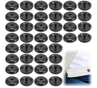 Botones Clip para Cinturón de Seguridad en Negro, 20 Pares Tope Cinturon Seguridad Universal, Fijador de Hebilla para Muchos Cinturones de Coche, Fácil Instalación