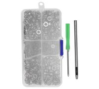 Botones con cabeza de remache y anillo en D para pernos de bola