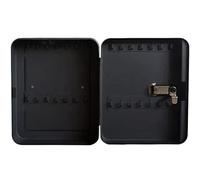 Botones, con cerradura de combinación 5 tipos de capacidad, gestión de llaves de almacenamiento de automóviles inmobiliarios montado en la pared(Black,28-keys)