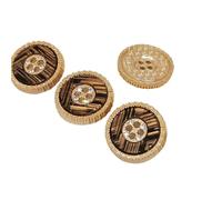 Botones Con Pedrería Botones de metal multicolor 18/20/23/25 mm, 4 botones for ropa, decoración moda, diamantes imitación, manualidades DIY(6th,25mm 6pcs)