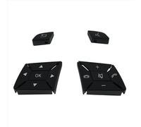 Botones control volante Compatible Con Benz Para Clase C W204 2011 2012 2013 2014, Cubierta Del Botón Del Interruptor Del Menú De Control Del Volante Del Coche Volumen OEM: 2185400162 2185400262