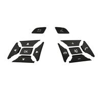 Botones Control Volante Compatible Con Benz Para Clase G W463 2013 2014 2015 2016 2017 2018 Kit De Tapa Para Perilla De Interruptor De Panel De Volante De Automóvil