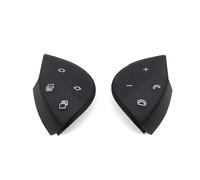 Botones Control Volante Para Benz W211 E350 E400 E500 E550 2118206110 LHD RHD Interruptor Volante Multifunción Teclas Botón Kit Reparación Embellecedor(Negro)