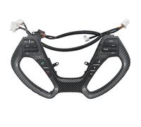 Botones Control Volante Para Kia Para Rio 3 K3 K3S 2011-2017 Botón De Volante Multifunción Controlador Crisis Interruptores Coche No Calentados(Carbon fiber Switch)