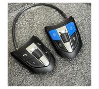 Botones Control Volante Para - Volante Deportivo Tipo D Con Botones Negros F40 M135i F87 M2 F80 M3 F82 M4 X3 M X4 F85 X5 Con Botones Rojos Y Azules(B)