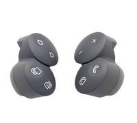 Botones Control Volante Tapa Del Botón Panel De Control Volante Multifunción Para Benz Clase G CLK E Y CLS W463 W209 W211 W219 2003-2010(Gris oscuro)