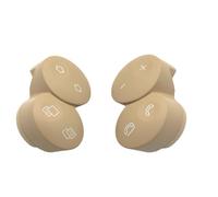 Botones Control Volante Tapa Del Botón Panel De Control Volante Multifunción Para Benz Clase G CLK E Y CLS W463 W209 W211 W219 2003-2010(Light Yellow)
