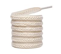 Botones, Cordones de orejas de trigo for mujer, adecuados for zapatos blancos pequeños, zapatos de lona, zapatos planos anchos de flores de algodón(Beige,100cm)