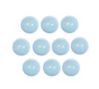 Botones de 1 pulgada (1 pulgada) 2 agujeros, 10 piezas, blanco, negro, transparente, botón de repuesto para accesorios de costura, perfecto para manualidades, abrigos, camisas, pantalones, pantalones