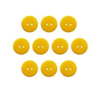 Botones de 1 pulgada (2.5 cm) 2 agujeros, 10 piezas, blanco, negro, transparente, botón de repuesto para manualidades de costura, perfecto para manualidades, abrigos, camisas, pantalones, pantalones