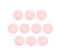 Botones de 1 pulgada (2.5 cm) 2 agujeros, 10 piezas, blanco, negro, transparente, botón de repuesto para manualidades de costura, perfecto para manualidades, abrigos, camisas, pantalones, pantalones