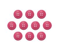 Botones de 1 pulgada (2.5 cm) 4 agujeros, 10 piezas, blanco, negro, transparente, botón de repuesto para manualidades de costura, perfecto para manualidades, abrigos, camisas, pantalones, pantalones