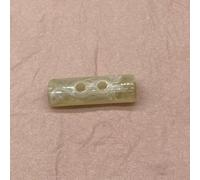 botones de abrigo de cuerno, Botones de palanca cuerno resina multicolor 45 mm (paquete 10 o 20 unidades)(Beige 4.5 * 1.5cm,20PCS)