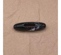 botones de abrigo de cuerno, Botones de palanca cuerno resina multicolor 50 mm 10/20 uds(Black,20PCS 50mm)