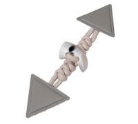 botones de abrigo de cuerno, Botones de palanca cuero sintético 20 cm, multicolor, paquete 3 o 6 pares for hacer tú mismo abrigos y chaquetas(Gray,20CM 3 pair)