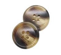 Botones de abrigo redondo Botones de gabardina Decoraciones de resina Manualidades de bricolaje, Color 22, 17mm 10piezas